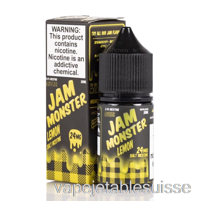 Vape Suisse Citron - Confiture Monstre Sels - 30ml 48mg